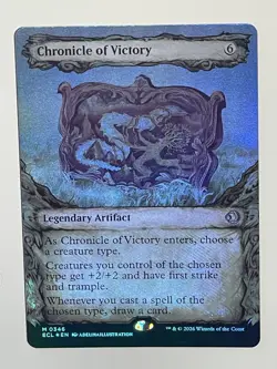 Chronicle of Victory - Foil - Showcase - MTG Lorwyn Eclipsed M/NM, English Magic - Image 3