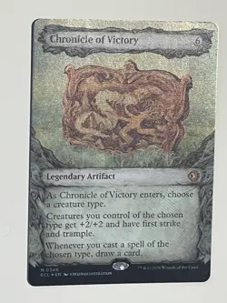 Chronicle of Victory - Foil - Showcase - MTG Lorwyn Eclipsed M/NM, English Magic - Image 4