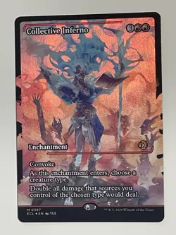 Collective Inferno - Foil - Showcase - MTG Lorwyn Eclipsed M/NM, English Magic - Image 2