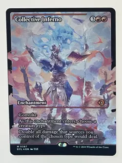 Collective Inferno - Foil - Showcase - MTG Lorwyn Eclipsed M/NM, English Magic - Image 3