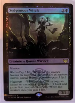 MtG - Sedgemoor Witch - Strixhaven - (Foil 086) - Image 1