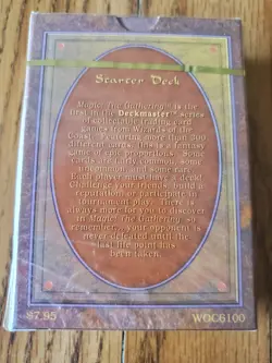 Magic The Gathering REVISED EDITION FACTORY SEALED Starter Deck NO RESERVE WOW - Image 2