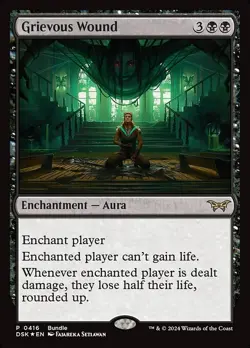 Grievous Wound-Duskmourn: House Of Horror-Foil-416-LP - Image 1