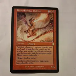 MTG Retro Commander: The Brothers' War BRC Blast-Furnace Hellkite MINT - Image 1
