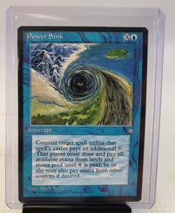Magic: The Gathering MTG Ice Age Power Sink LP NRMNT/MNT - Image 1