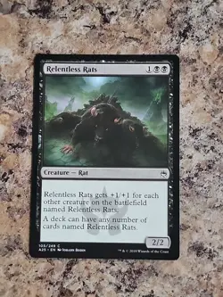 MTG Magic the Gathering Relentless Rats (105/267) Masters 25 Nm Unplayed - Image 1