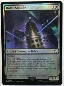 Dalek Squadron, Doctor Who, Magic the Gathering, MTG, FOIL (0065) - Image 1