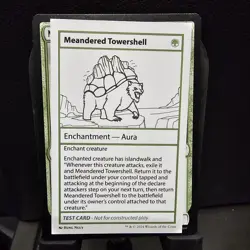 Meandered Towershell Playtest - MB2 - NM - MTG Magic - Image 1