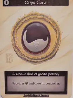 ✨ Sorcery Contested Realm Onyx Core - Alpha Unique Non Foil N/M 🔥 - Image 1