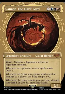 Magic The Gathering Wizards Sauron, The Dark Lord M0329 - Image 1