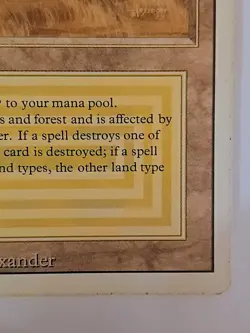 MTG Magic the Gathering Savannah Revised Edition Dual Land MP See Description - Image 4