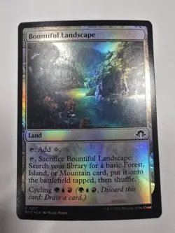 Bountiful Landscape Modern Horizons 3 Foil Magic The Gathering - Image 1