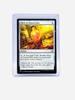 MTG Magic the Gathering Elixir of Immortality (243/465) Commander 2021 M/MT - Image 1