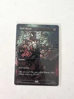 MTG Dark Ritual (2001) *Non-Foil* Full Color Secret Lair: Venom MT/NM Free Ship - Image 1