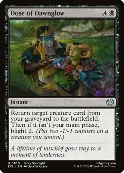 x4 Dose of Dawnglow - Foil U MTG Lorwyn Eclipsed M/NM, English - Image 1