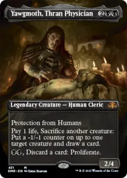 Yawgmoth, Thran Physician (Borderless) M Dominaria Remastered 431 LP - Image 1