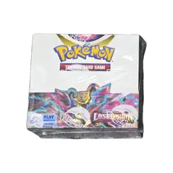 Pokemon Sword & Shield Lost Origin Booster Box - 36 Packs - Tear On Side Seal 820650860553 - Image 1