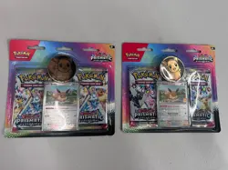 2 Pack - Scarlet & Violet Prismatic Evolutions 2 Pack Blister Eevee Pokemon TCG - Image 1