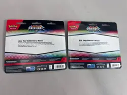 2 Pack - Scarlet & Violet Prismatic Evolutions 2 Pack Blister Eevee Pokemon TCG - Image 2