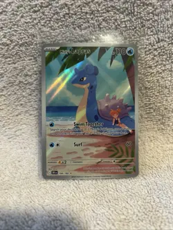 Pokemon TCG Misty's Lapras Destined Rivals 194/182 Illustration Rare - Image 1