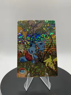 Pokemon Vintage Pocket Monsters Vending Holo Prism Sticker Pikachu Mew Psyduck - Image 1