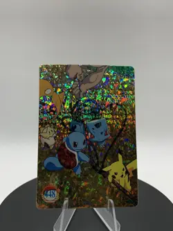 Pokemon Vintage Pocket Monsters Vending Holo Prism Sticker Pikachu Mew Psyduck - Image 2