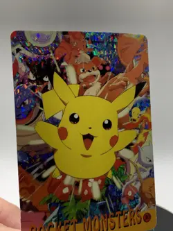 Vintage Pokemon Pocket Monsters #30 Vending Prism Holo Pikachu Charizard Mew - Image 3