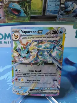 Vaporeon ex 023/131 - Scarlet/Violet Prismatic Evolutions - Pokemon TCG - NM - Image 1