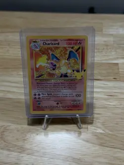 Pokemon Charizard 4/102 Celebrations 25th Anniversary Classic Collection Holo - Image 1