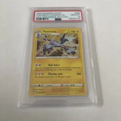 Pokemon Darkness Ablaze Promo Toxtricity 063 Cosmos Holo 2020 PSA 10 LOW POP - Image 1