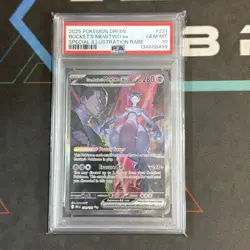 Pokemon TCG Team Rockets Mewtwo EX 231/182 Destined Rivals PSA 10 - Image 1