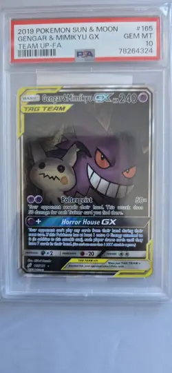MINT Gengar & Mimikyu GX - 165/181 Team Up PSA 10 Pokemon Alt Art SHIP INSURED - Image 1