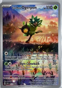 Teal Mask Ogerpon 123 Blackstar Promo - Pokemon SV: Scarlet & Violet NM - Image 1