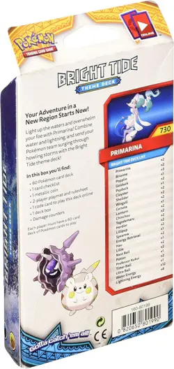 Pokemon TCG: Sun & Moon - Bright Tide Theme Deck (Primarina) New & Sealed - Image 2