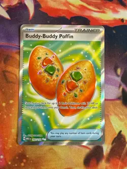Pokemon TCG Buddy-Buddy Poffin 167/132 Ultra Rare - Mega Evolution - English - Image 1