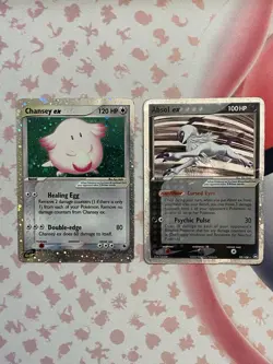 Pokemon TCG Lot Of 2 Chansey Ex 96/109 & Absol Ex 92/108 - Image 1