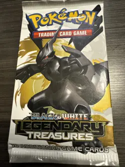 Pokemon Black and White Legendary Treasures Booster Pack Sealed Zekrom Art - Image 4