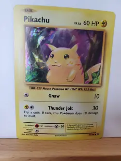 Pikachu 35/108 - XY Evolutions Cracked Ice Holo Pokemon TCG LP - Image 1