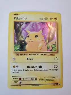 Pikachu 35/108 - XY Evolutions Cracked Ice Holo Pokemon TCG LP - Image 2
