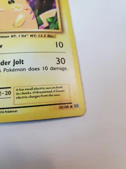 Pikachu 35/108 - XY Evolutions Cracked Ice Holo Pokemon TCG LP - Image 5