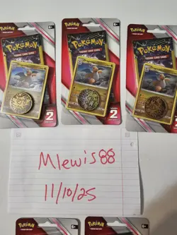 Pokemon TCG Lost Thunder & Guardians Rising Lot of 3 & 2 (2) Mini Packs Each - Image 2