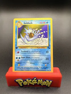 Pokemon TCG - GOLDUCK - 1ST EDITION - 35/62 - FOSSIL (1999) - WOTC - LP/NM - Image 1