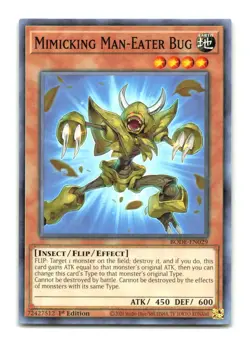 Mimicking Man-Eater Bug - BODE-EN029 1st Edition - YuGiOh-LP - Image 1