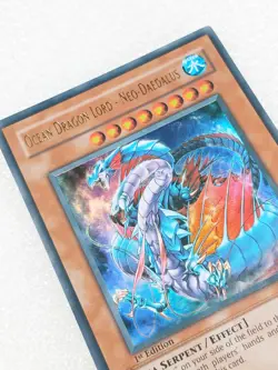 Yu-Gi-Oh! Ocean Dragon Lord - Neo-Daedalus SD4-EN001 1st Edition Ultra Rare LP - Image 2