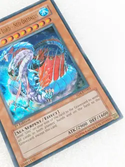 Yu-Gi-Oh! Ocean Dragon Lord - Neo-Daedalus SD4-EN001 1st Edition Ultra Rare LP - Image 3