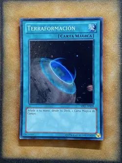Yugioh Terraforming AP01-EN009 Super Rare SPANISH LP - Image 1