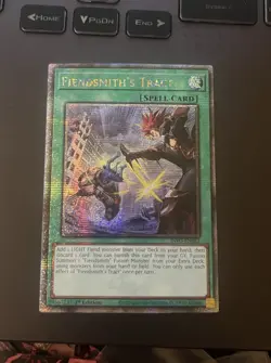YUGIOH! **FIENDSMITH'S TRACT ** QUARTER CENTURY SECRET RARE NM INFO-EN061 - Image 1
