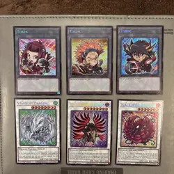 Yugioh 5ds PROMO PACK Chibi Art L5DD Stardust Dragon Black Rose Token Secret - Image 1