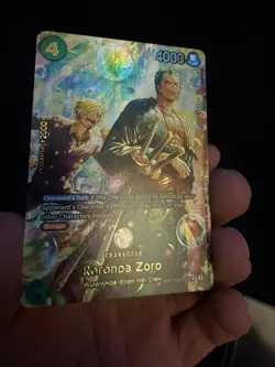 One Piece CCG Roronoa Zoro PRB02-006 OP14 The Azure Sea’s Seven Special Print - Image 2
