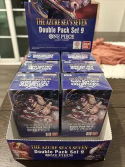ONE PIECE TCG OP-14: The Azure Sea’s Seven - Double Pack Set Vol. 9 LOT OF 6 - Image 2